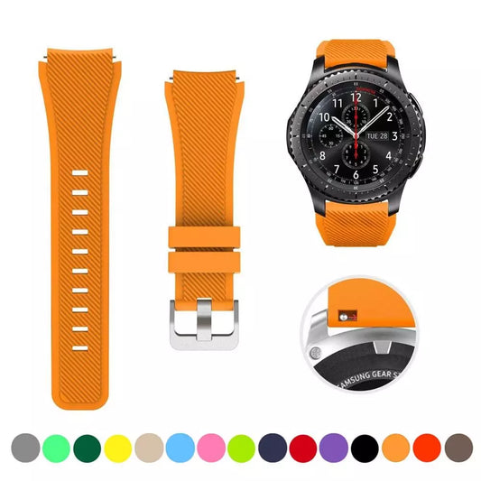 Ultimate Comfort and Style: 20mm/22mm Silicone Straps for Samsung Galaxy Watch4, Huawei Watch GT2/3/2e, and More