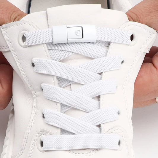 Step Up Your Style: 2024 Press Lock Shoelaces - No-Tie, All Style!